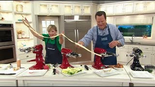 KitchenAid Sheet Cutter Stand Mixer Attachment on QVC [upl. by Ruffin]