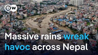 Over a hundred people killed by flooding and landslides in Nepal  DW News [upl. by Repard]