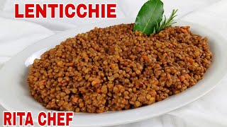 LENTICCHIE DI CAPODANNO⭐RITA CHEF  Deliziose e di buon auspicio [upl. by Keemahs11]