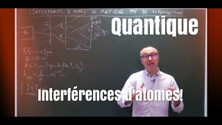 Quantique  Interférences dondes de matière  principe de superposition [upl. by Narra721]