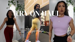 Alphalete Try on Haul  Leg day with Irali [upl. by Canon]