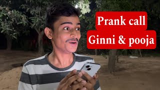 Prank call to ginni amp pooja 😂 [upl. by Ennazus]