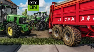 FS 22 Next Level RTX Graphics  Realistic mod amp Maximum settings gameplay  Looks like REAL LIFE [upl. by Langsdon881]