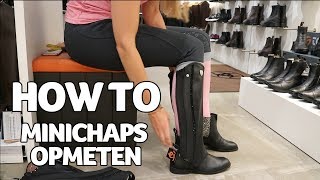 HOW TO MINI CHAPS opmeten  82  Epplejeck [upl. by Nioe19]