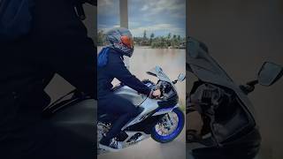 Knock knock whos there￼ fypシ゚viral bikelover yamaha r15m subscribe share bikegirl [upl. by Rushing]