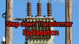 Step down transformer explanation in teluguelectricaldosteducationeee [upl. by Page]