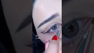 EYELINER TUTORIAL FOR BEGINNERS  EYELINER FOR HOODED EYES  shortsfeed shorts short shortvideo [upl. by Rma]