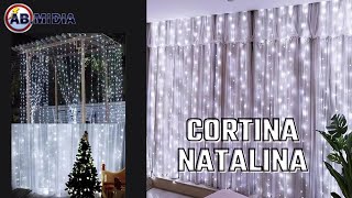 Cortina de Led Natal 500 Leds Natalino Rede 35 Metros Decoraçao Iluminaçao Casa Jardim Quintal [upl. by Wennerholn]