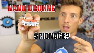 Die kleinste Spionage Drohne der Welt SKEYE Nano Drohne ReviewTest DeutschGerman [upl. by Trub]