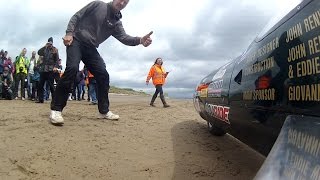 John Renwick Runs Pendine Sands [upl. by Akinwahs817]