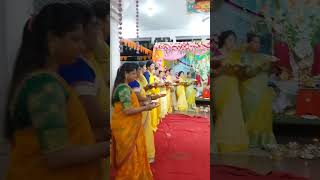 Mangala harathi song Telugu 😍Ganesh celebrations [upl. by Lanrev]