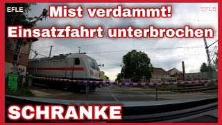 ❌️Ausgebremst auf EINSATZFAHRT🚨🚑NOTARZT muss zwei Minuten an der Schranke warten‼️ [upl. by Lisette929]