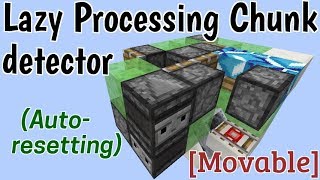 Movable Lazy Processing Chunk detector with autoreset  Minecraft STILL works [upl. by Waldemar]