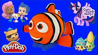 GIANT Play Doh Surprise Egg NEMO [upl. by Sivrup]