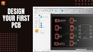 Fusion HowTo Design Your First PCB  Autodesk Fusion 360 [upl. by Nolyarg]