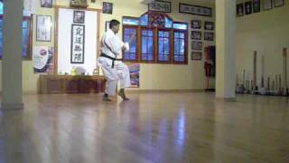 Kushanku Sho  Okinawa Shorin Ryu Karatedo KYUDOKAN [upl. by Reh296]