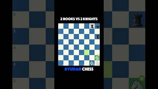 2 rooks vs 2 knights shorts chess [upl. by Eiramacissej452]