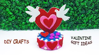 Valentine Day Craft Ideas Step by Step At Home 💘💘 DIY Valentine Day Crafts [upl. by Ladew779]