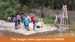 Learning about collecting and analysing lake sediment cores Thirlmere Lakes [upl. by Haymes]