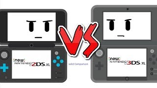 2DS XL VS 3DS XL Comparison [upl. by Athelstan]