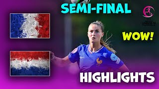 France PaysBas Féminin euro u19 football сhampionship  Highlights 24072024 [upl. by Ataynek]