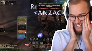 They died in STOCKADES as lvl 38  Guzu reacts to HC deaths [upl. by Zetta]