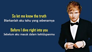 Ed Sheeran  Dive  LIRIK TERJEMAHAN INDONESIA [upl. by Eelsnia]