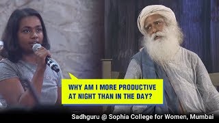 Why am I more productive at night than in the day  Sadhguru answers [upl. by Nightingale709]