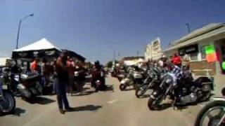 Sturgis Motorcycle Rally 2009 A Ride to Town [upl. by Nawrocki]