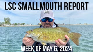 Lake St Clair Fishing Report  Smallmouth Bass Early May [upl. by Varden]