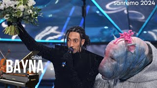 Ghali  BAYNA Sanremo 2024  FULL Orchestra [upl. by Hadeehuat]