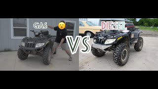 DOPE DIESEL VS GAS dragrace [upl. by Iphagenia]