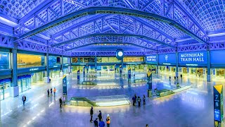 A Look At the Moynihan Train Hall at Penn Station New York City [upl. by Osmo]