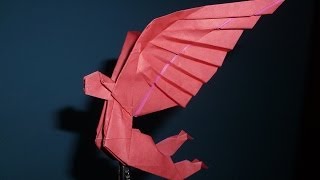 Origami Winged Man Instructions Gabriel Alvarez [upl. by Ellertal]