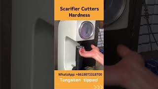 How to test the hardness of your scarifier TCT carbide cutters scarifiers surfaceprep [upl. by Merdith733]