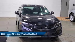 2023 Honda Civic Sport Touring Hatchback Akron Canton Wadsworth Cuyahoga Falls Green [upl. by Ellednahs]