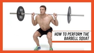 How to Perform the Barbell Squat with Perfect Form  Menshealth UK [upl. by Hector]