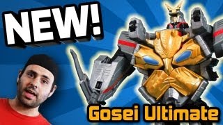 GOSEI ULTIMATE REVIEW Power Rangers Megaforce Bandai America Sept 2013 [upl. by Atinuaj]