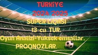 Proqnoz Futbol  Türkiye Super Liqası 13cü TUR iddaa futbolproqnozlari [upl. by Leary]