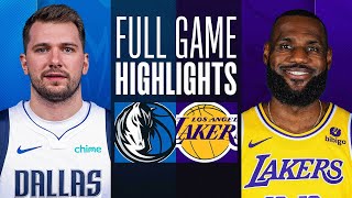 MAVERICKS at LAKERS  FULL GAME HIGHLIGHTS  January 17 2024 [upl. by Allehs]