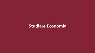 Studiare Economia [upl. by Enidaj]