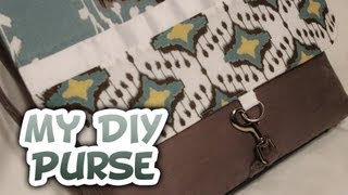 My DIY Purse  Whitney Sews [upl. by Eniamerej]