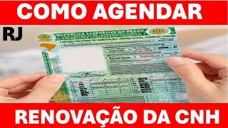 Como agendar renovação da Habilitação no Detran RJ [upl. by Eadmund404]