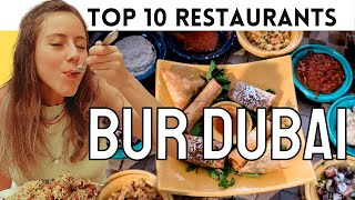 DUBAI FOOD  10 AUTHENTIC Restaurants In Dubai 🔥 [upl. by Adnylam416]