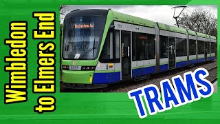 Wimbledon to Elmers End  FULL JOUNREY  London Trams via East Croydon TfL [upl. by Nnateragram636]