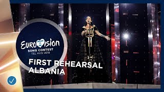 Albania 🇦🇱  Jonida Maliqi  Ktheju tokës  First Rehearsal  Eurovision 2019 [upl. by Vyner]