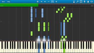 Piano Tiles 2  Tzigane Dance Synthesia MIDI [upl. by Dnalon]