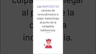 Los NARCISISTAS carecen de remordimiento hasta llegar a la completa indiferencia narcisismo [upl. by Sihtam]