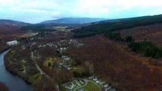 Tummel Valley Holiday Park Pitlochry from the air [upl. by Spense]