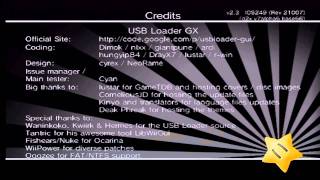 Usb Loader GX Credits Music [upl. by Teodora]